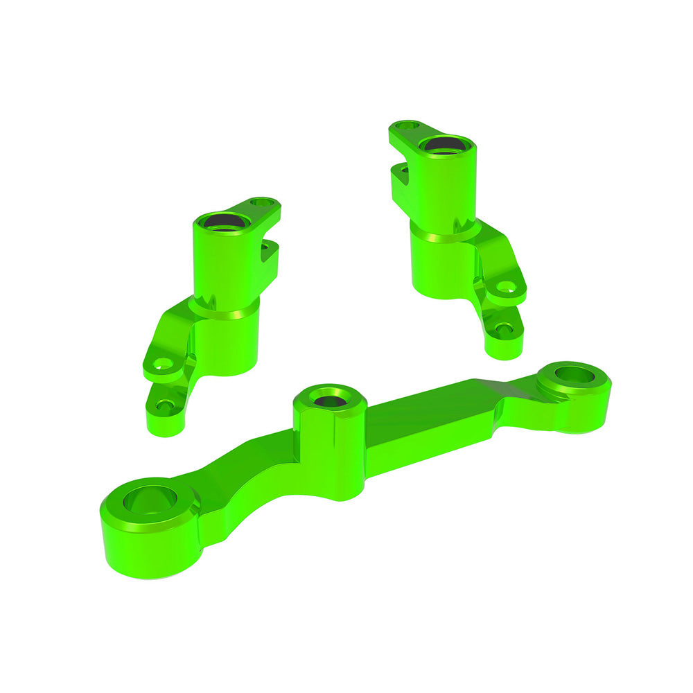 TRAXXAS GREEN ALUMINUM BELLCRANK ASSEMBLY WITH DRAG LINK