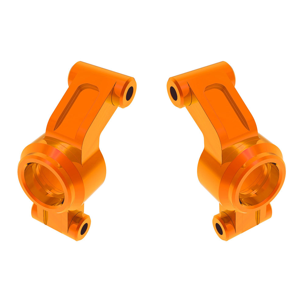 TRAXXAS ORANGE ALUMINUM STUB AXLE CARRIERS (L&R)
