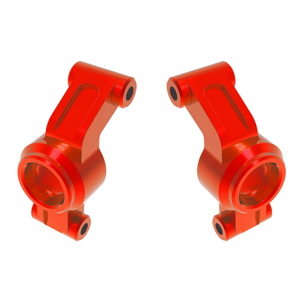 TRAXXAS RED ALUMINUM STUB AXLE CARRIERS (L&R)
