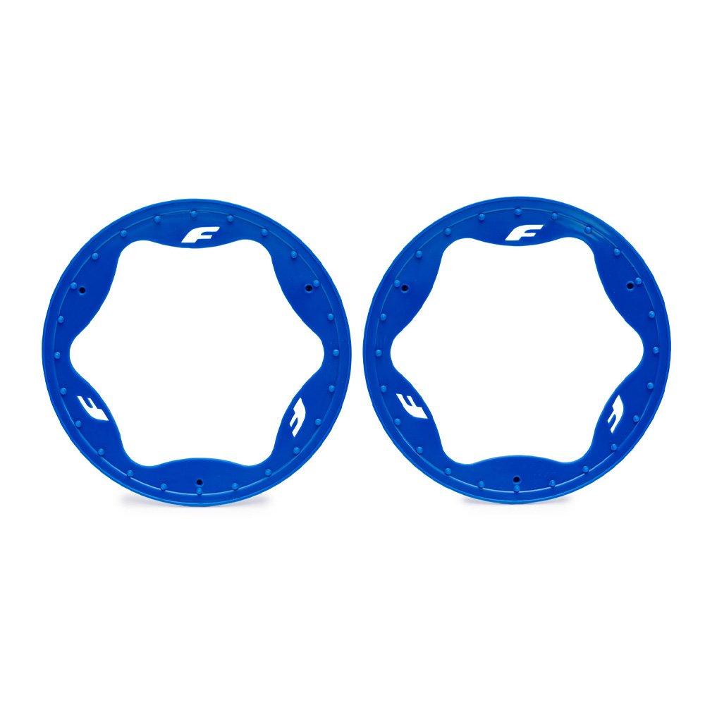 TRAXXAS 4.3" RED FUNCO REAR BEADLOCK RINGS (2)