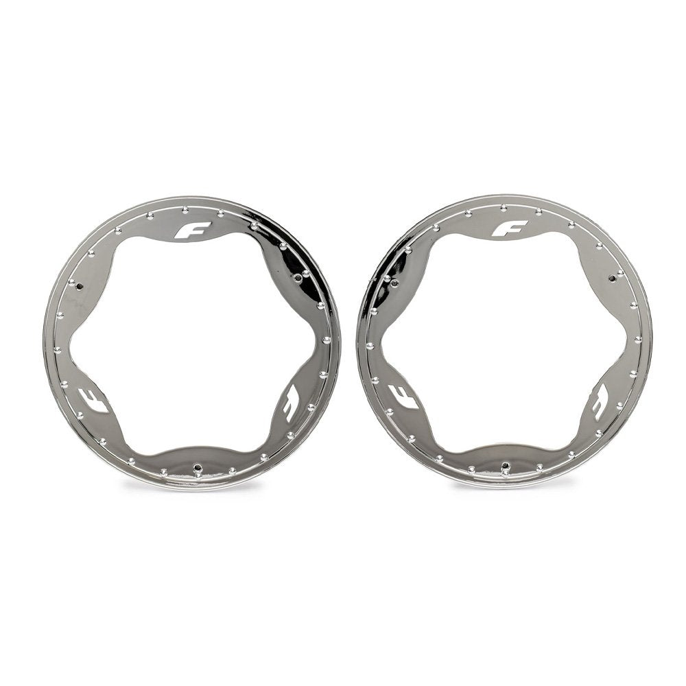 TRAXXAS 4.3" CHROME FUNCO REAR BEADLOCK RINGS (2)