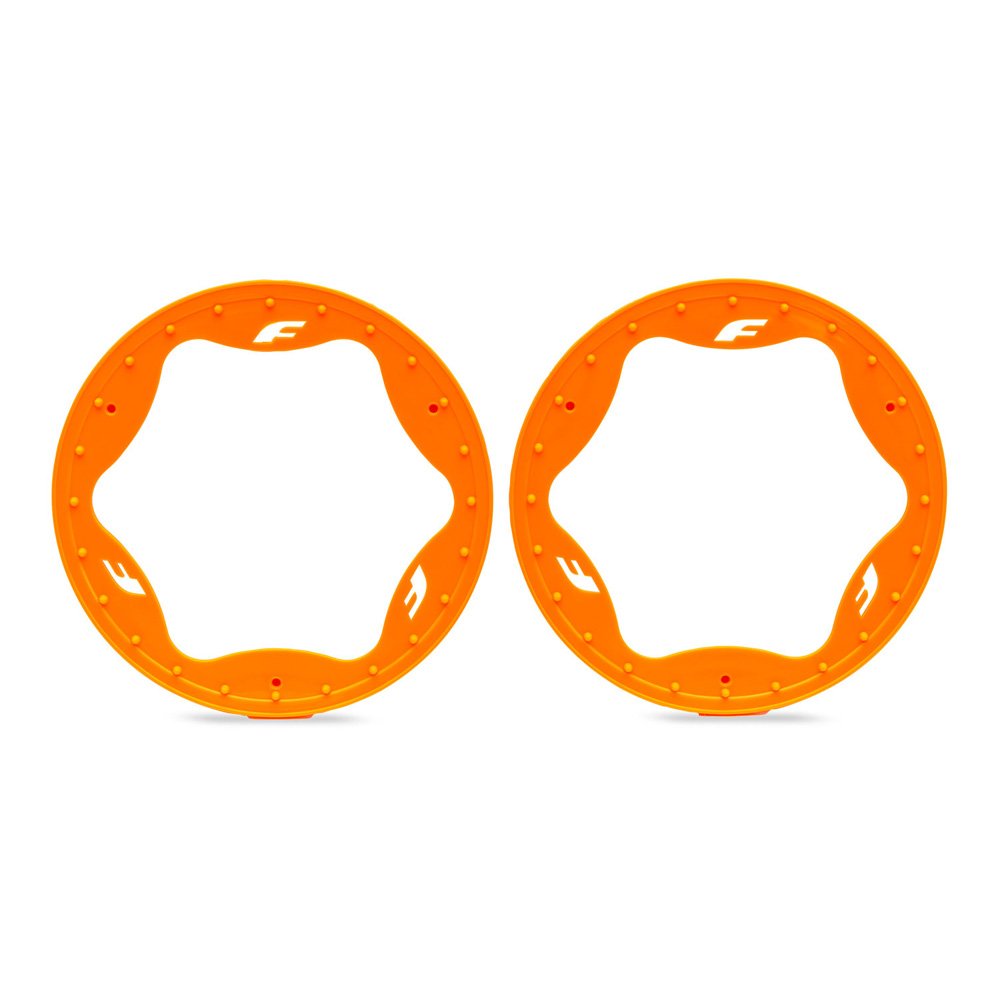 TRAXXAS 4.3" ORANGE FUNCO REAR BEADLOCK RINGS (2)