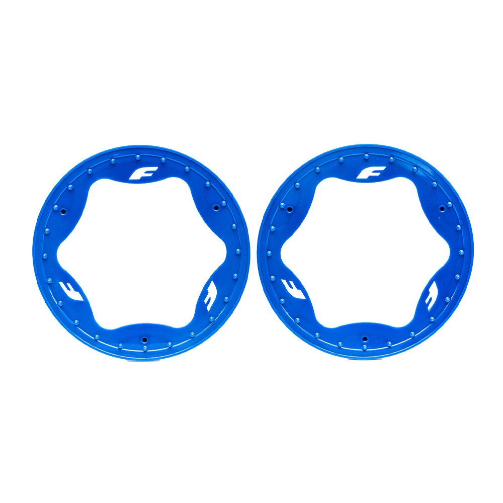 TRAXXAS 3.9" RED FUNCO REAR BEADLOCK RINGS (2)