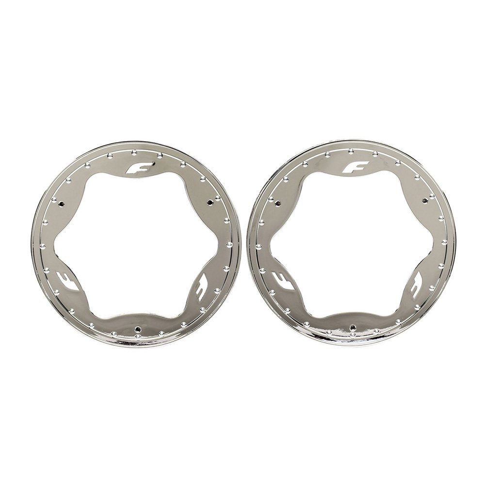 TRAXXAS 3.9" CHROME FUNCO REAR BEADLOCK RINGS (2)