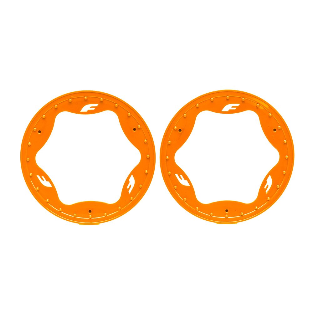 TRAXXAS 3.9" ORANGE FUNCO REAR BEADLOCK RINGS (2)