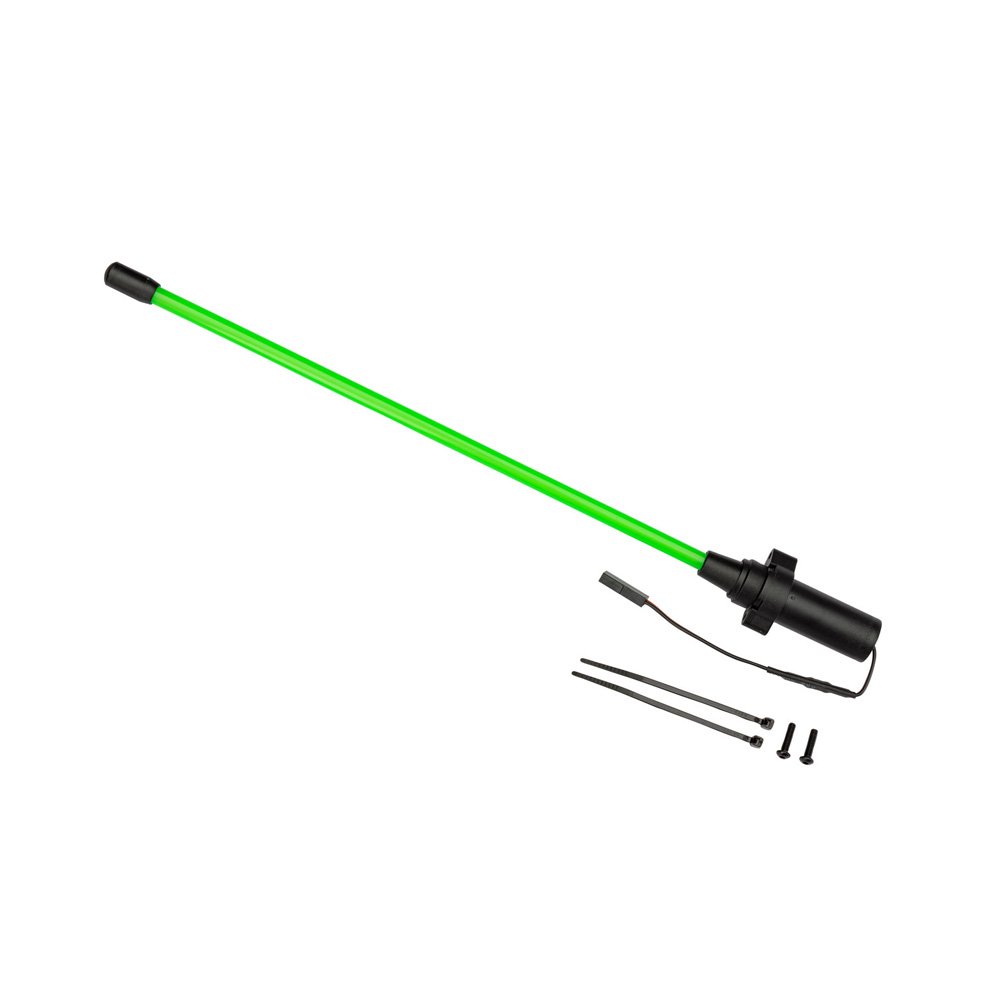 TRAXXAS GREEN LED WHIP LIGHT W/ FLEX-TECH MOUNT