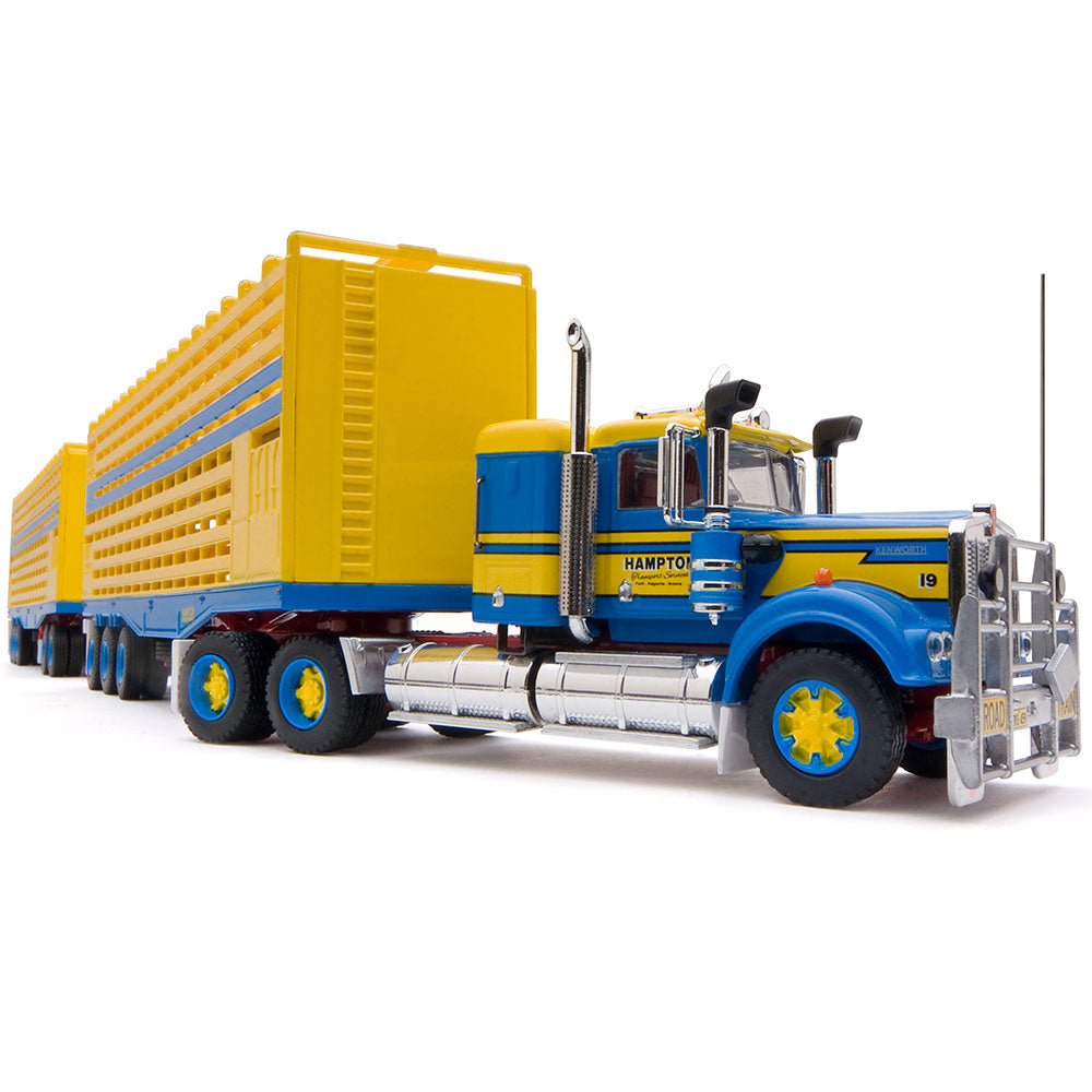 HIGHWAY REPLICAS 1/64 LIVESTOCK ROAD TRAIN - HAMPTON (NEW TOOL)
