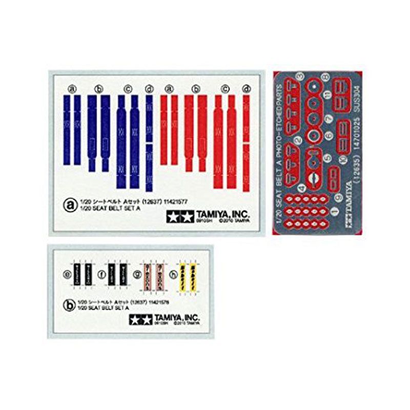 TAMIYA 1/20 SEAT BELT SET F
