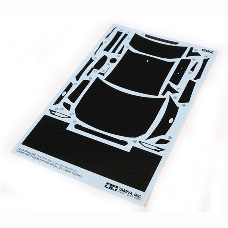 TAMIYA 1/24 SUBARU BRZ CARBON DECAL SET