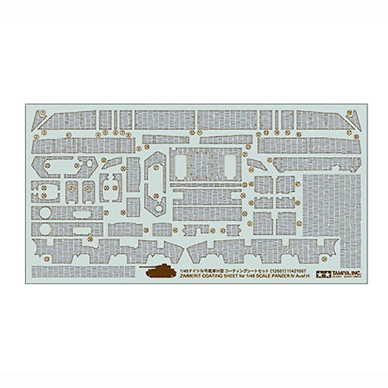 TAMIYA 1/48 PANZER IV AUSF.H ZIMMERIT COATING SHEET