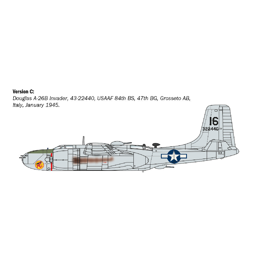 ITALERI 1/72 A-26 A/B INVADER