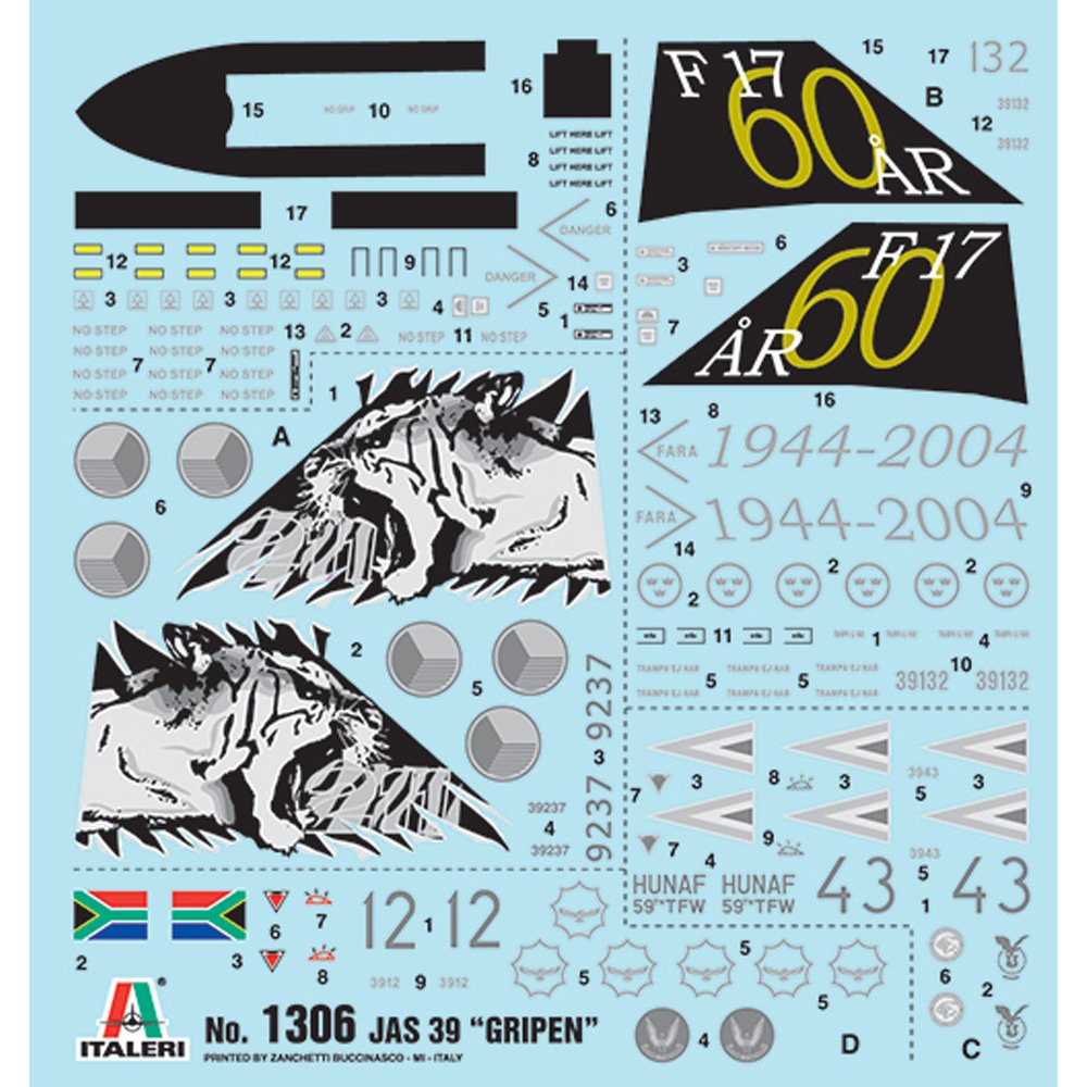 ITALERI 1/72 JAS 39 GRIPEN