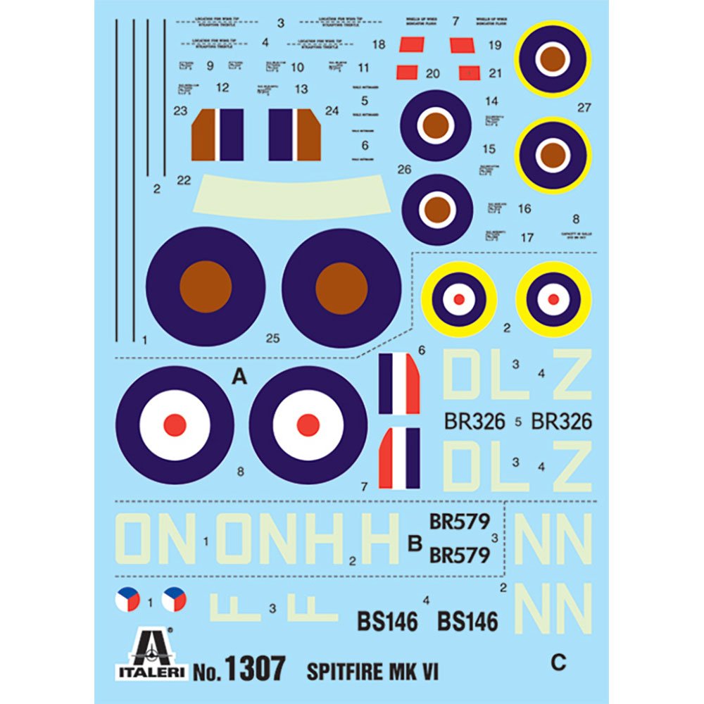ITALERI 1/72 SPITFIRE MK.VI