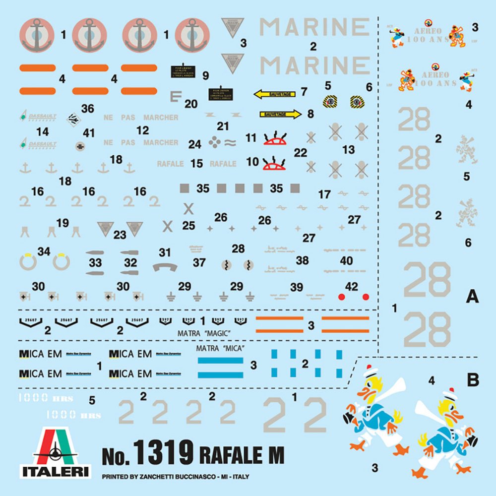 ITALERI 1/72 RAFALE M OPERATIONS EXTERIEURES 2011