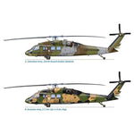 ITALERI 1/72 UH-60/MH-60  BLACK HAWK "NIGHT RAID" WITH AUS. DECALS