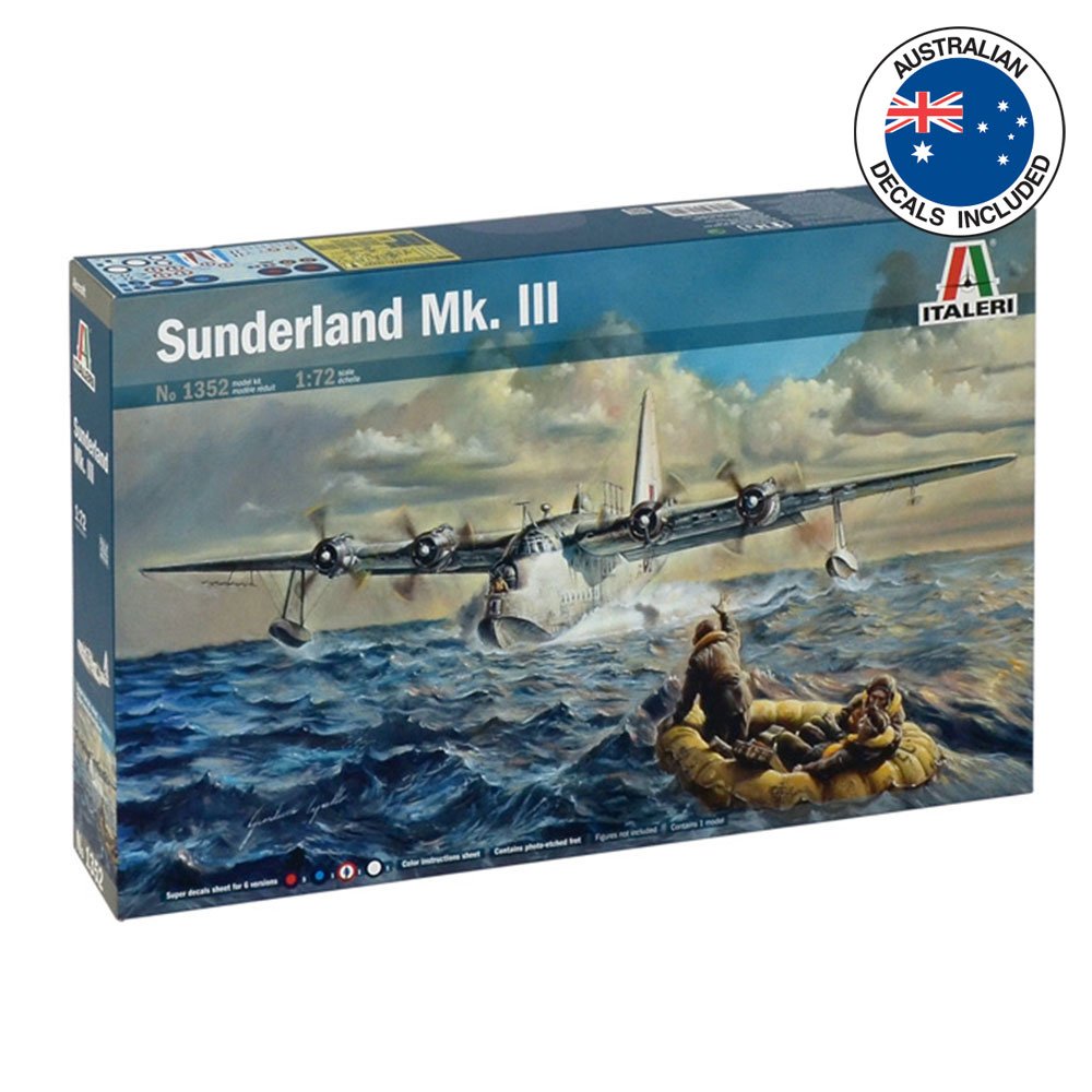 ITALERI 1/72 SUNDERLAND MK.III WITH AUS. DECALS