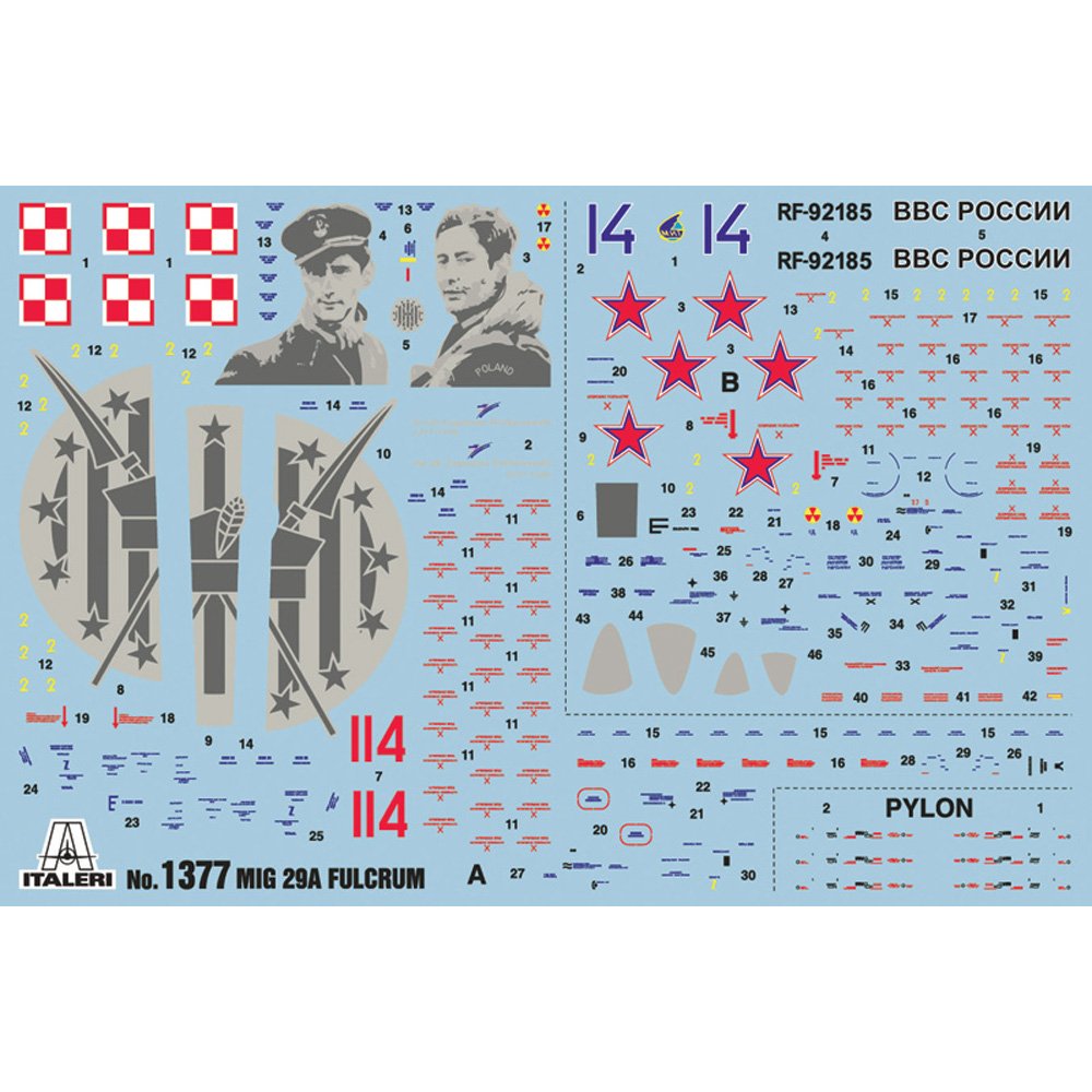 ITALERI 1/72  MIG-29A "FULCRUM"