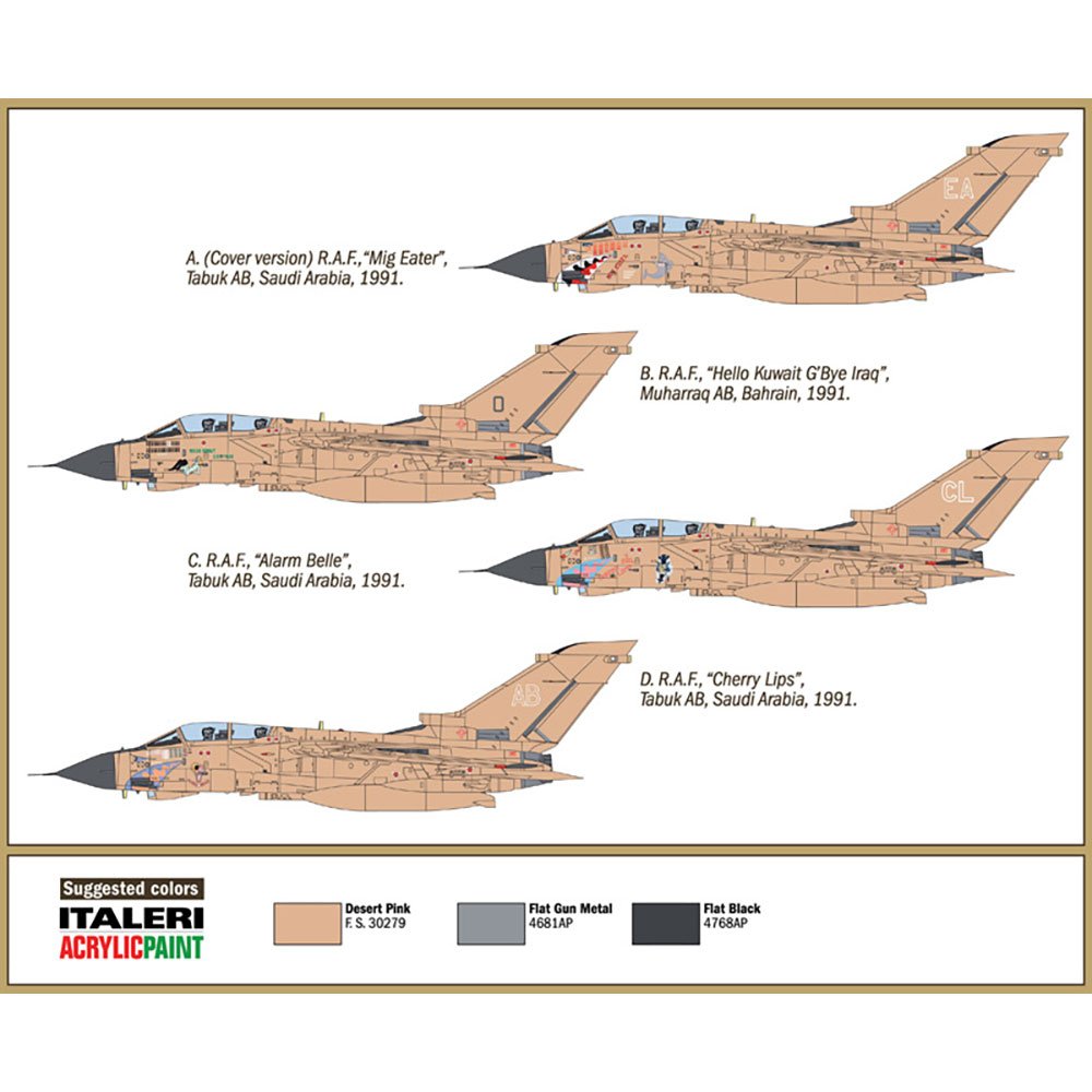 ITALERI 1/72 TORNADO GR.1 "GULF WAR"