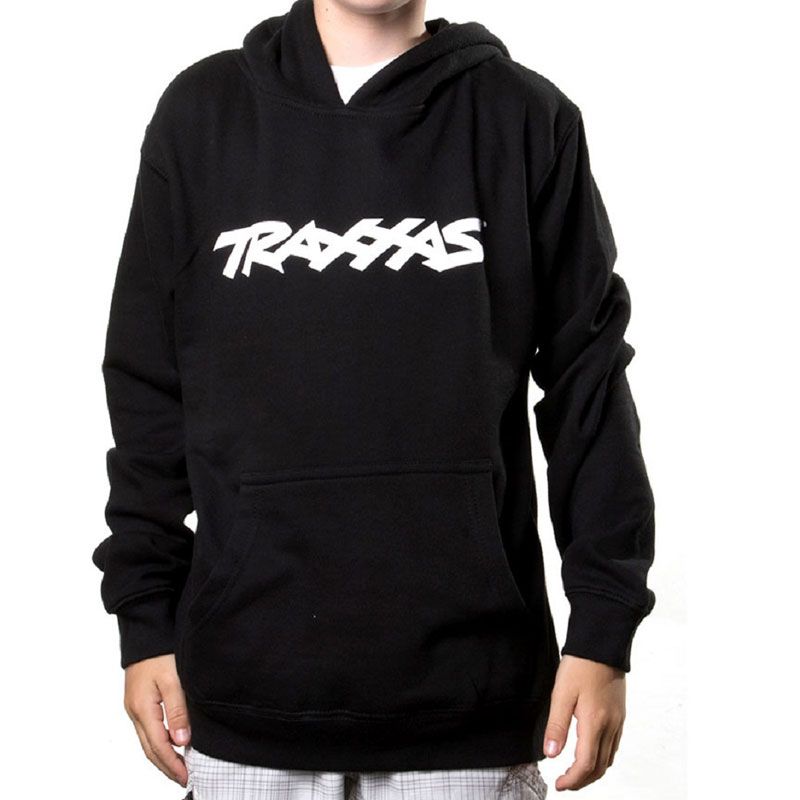 TRAXXAS LOGO HOODIE BLACK YOUTH SMALL
