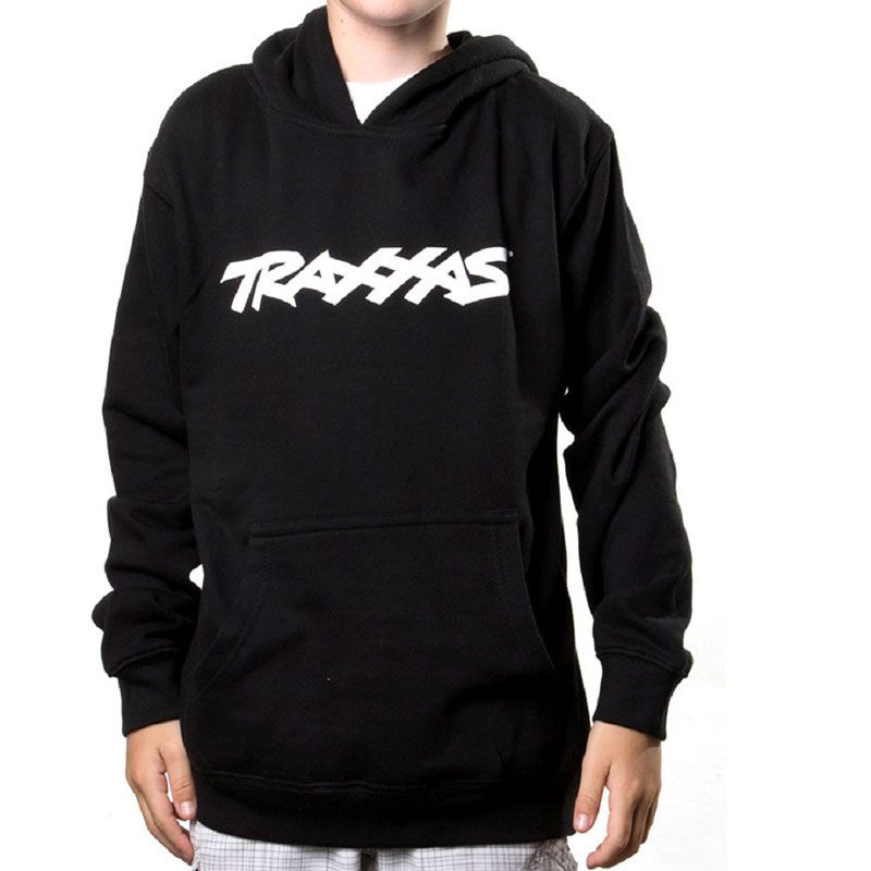 TRAXXAS LOGO HOODIE BLACK YOUTH XL