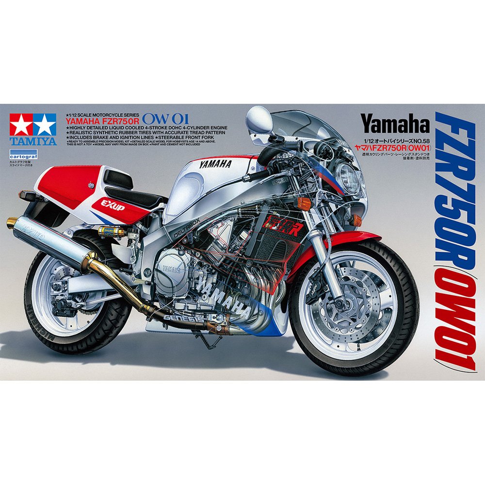 TAMIYA 1/12 YAMAHA FZR750R (OW01)