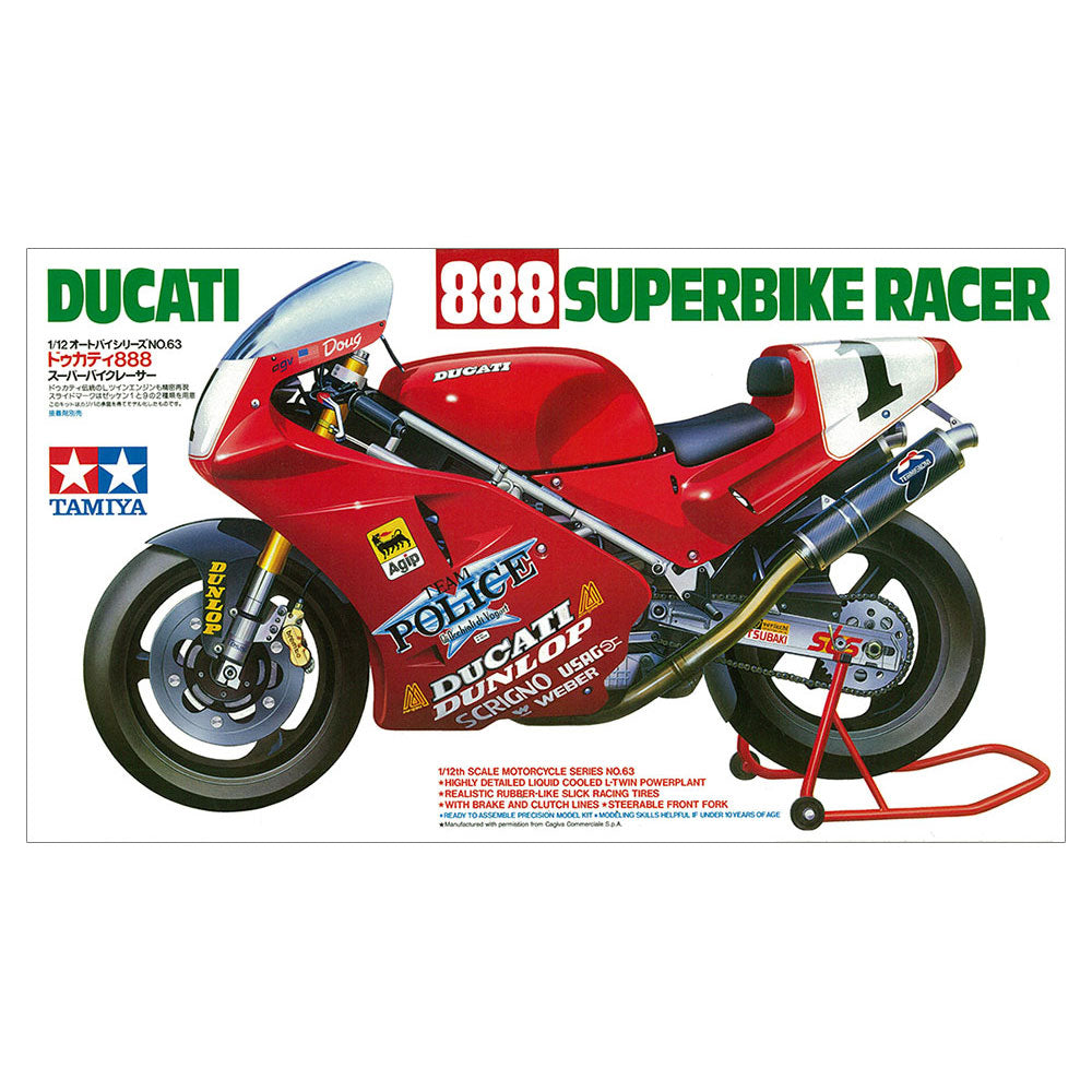 TAMIYA 1/12 DUCATI 888 SUPERBIKE