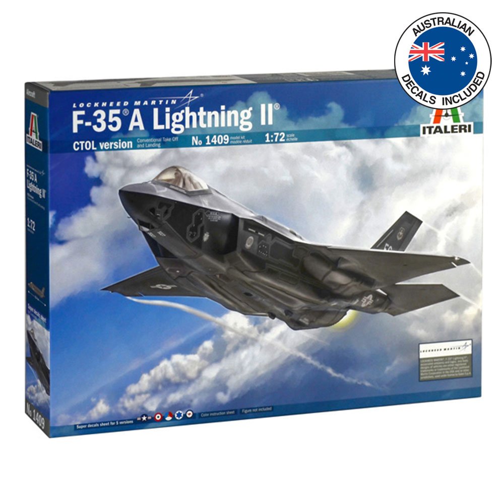 ITALERI 1/72 F-35A LIGHTNING II WITH AUS. DECALS