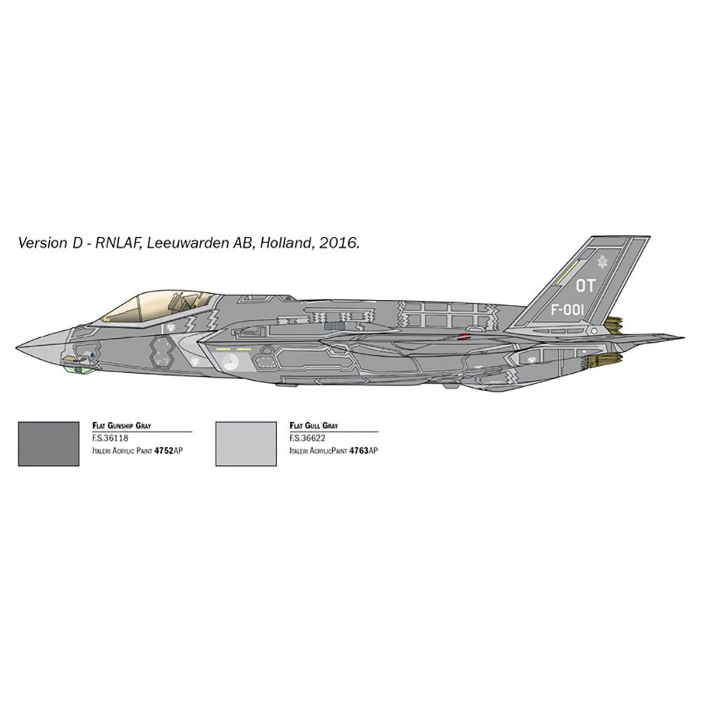 ITALERI 1/72 F-35A LIGHTNING II WITH AUS. DECALS