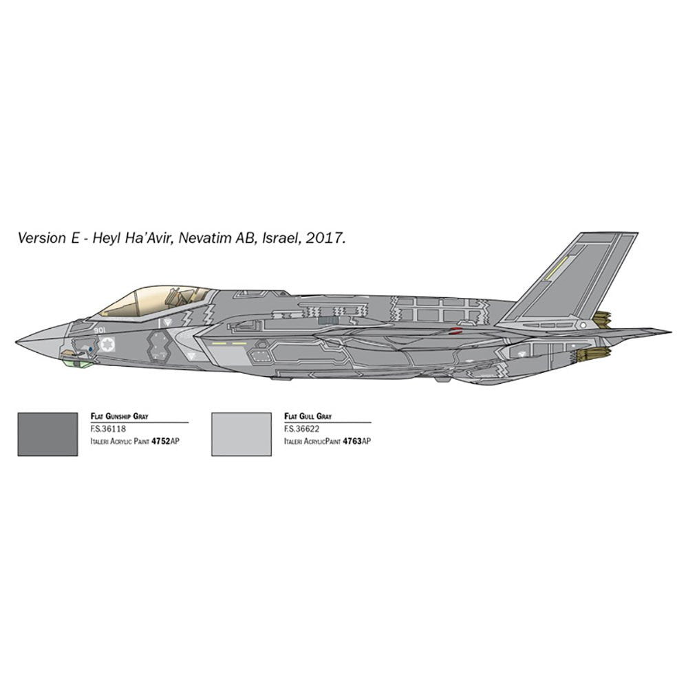 ITALERI 1/72 F-35A LIGHTNING II WITH AUS. DECALS