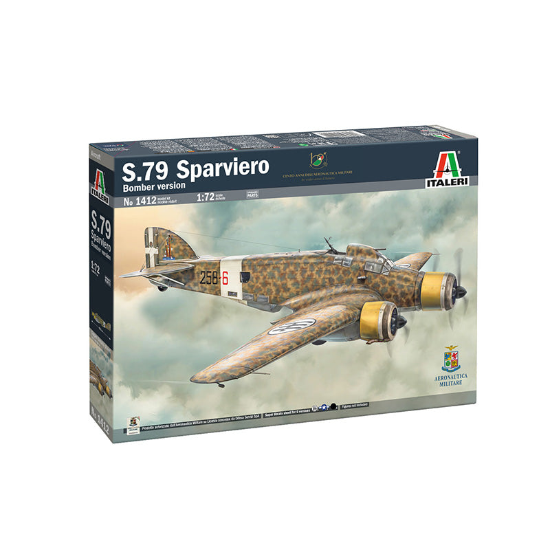 ITALERI 1/72 SM-79 SPARVIERO BOMBER VERSION
