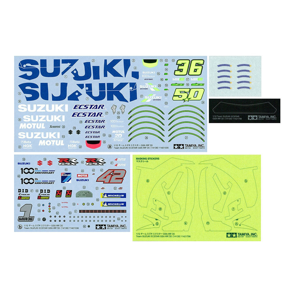 TAMIYA 1/12 SUZUKI ECSTAR GSX-RR 2020