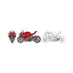 TAMIYA 1/12 DUCATI SUPERLEGGERA V4 WITH RACING KIT