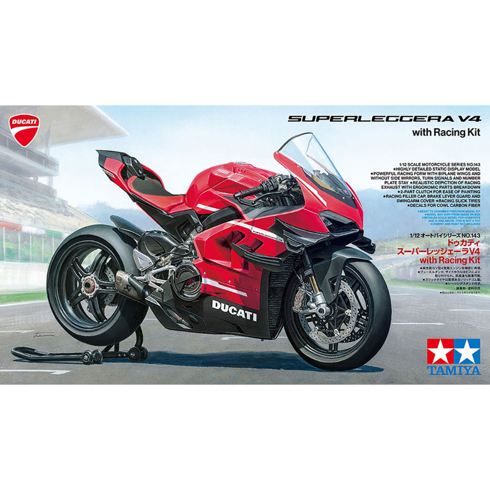 TAMIYA 1/12 DUCATI SUPERLEGGERA V4 WITH RACING KIT