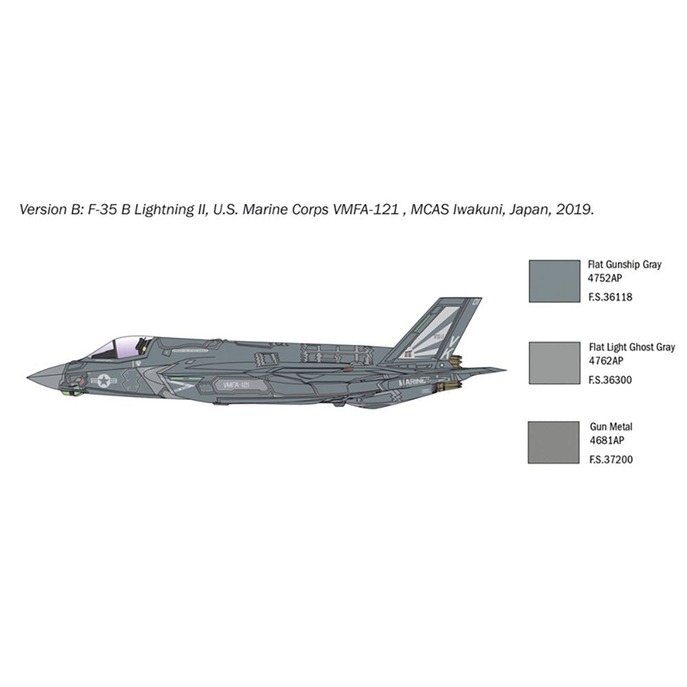 ITALERI 1/72 F-35 B "LIGHTNING II" STOVL VERSION