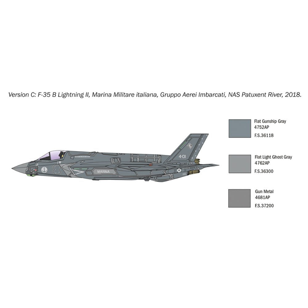 ITALERI 1/72 F-35 B "LIGHTNING II" STOVL VERSION