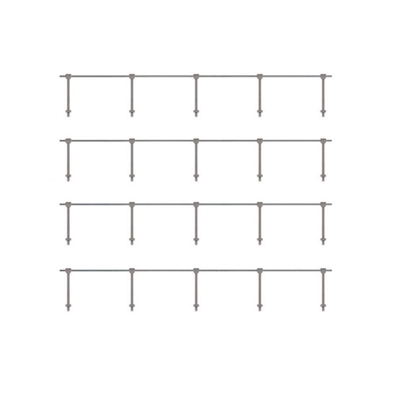 PECO RATIO HAND RAIL STANCHIONS - SINGLE RAIL