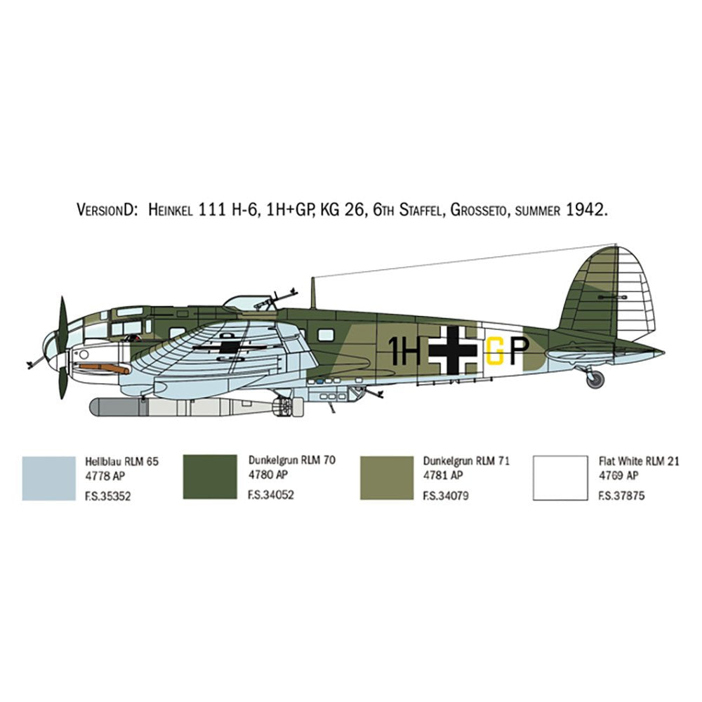 ITALERI 1/72 HE 111 H-6