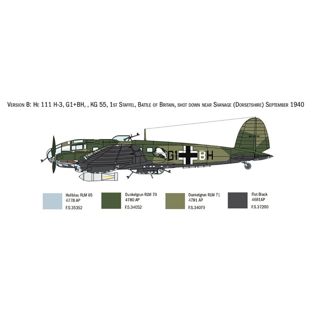 ITALERI 1/72 HE 111 H-6