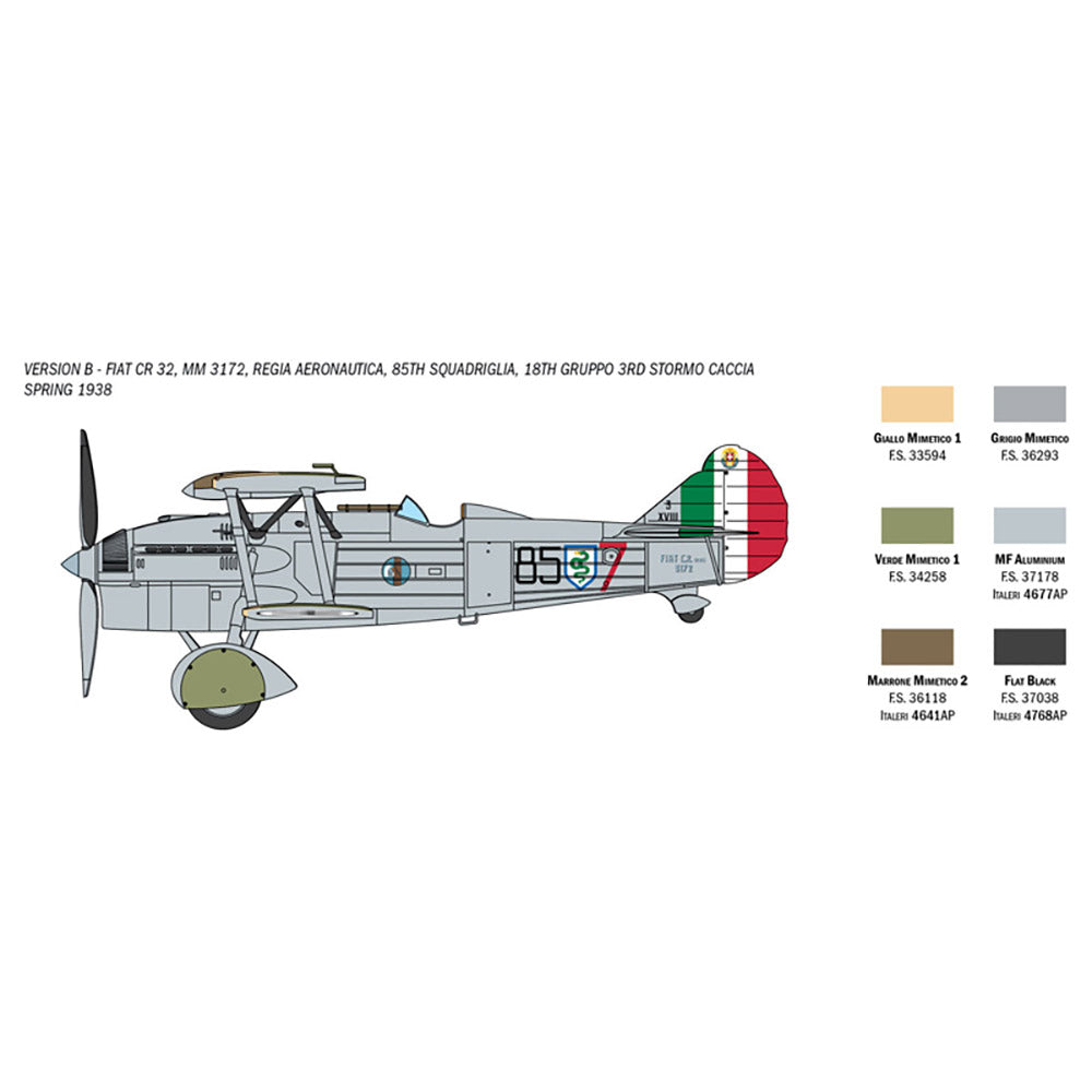 ITALERI 1/72 CR.32 FRECCIA