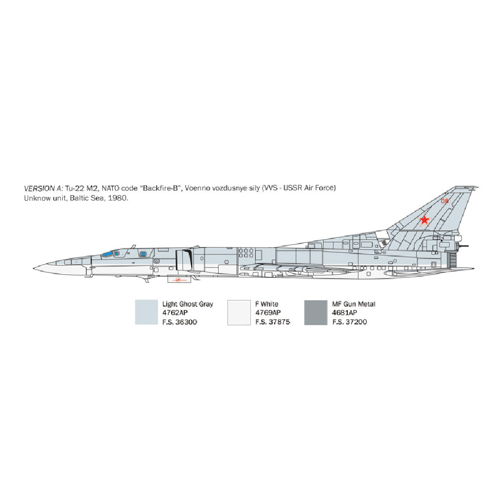 ITALERI 1/72 TU-22M2 BACKFIRE B