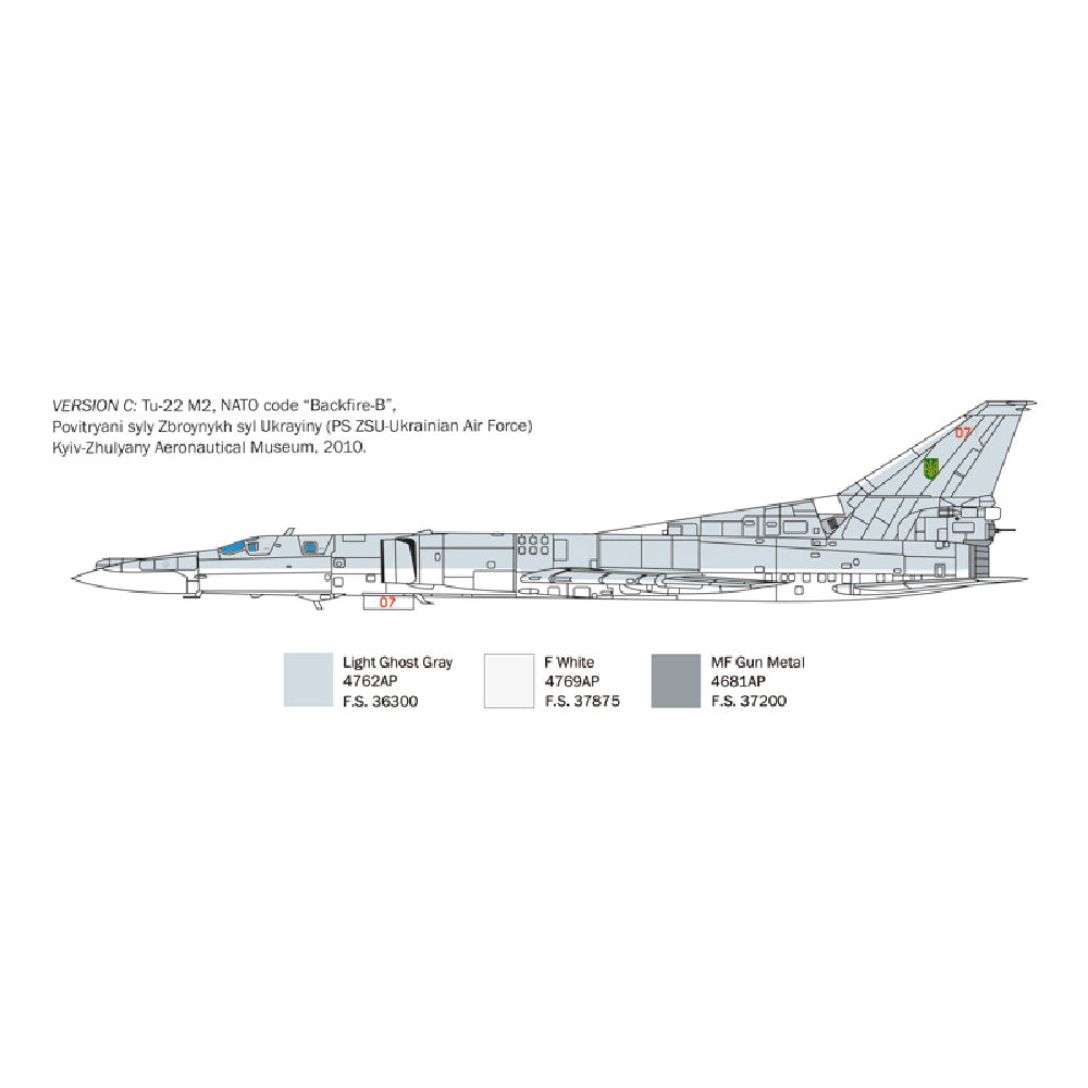 ITALERI 1/72 TU-22M2 BACKFIRE B