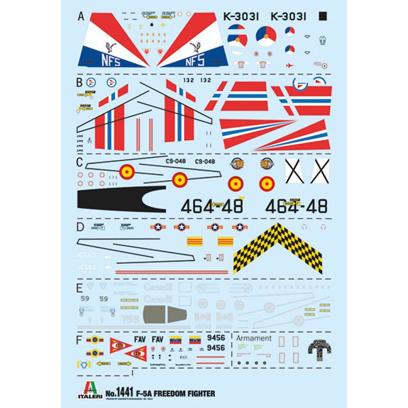 ITALERI 1/72 F-5A FREEDOM FIGHTER