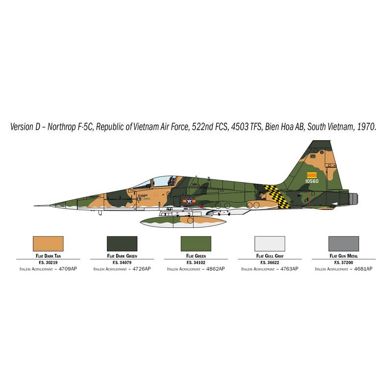 ITALERI 1/72 F-5A FREEDOM FIGHTER