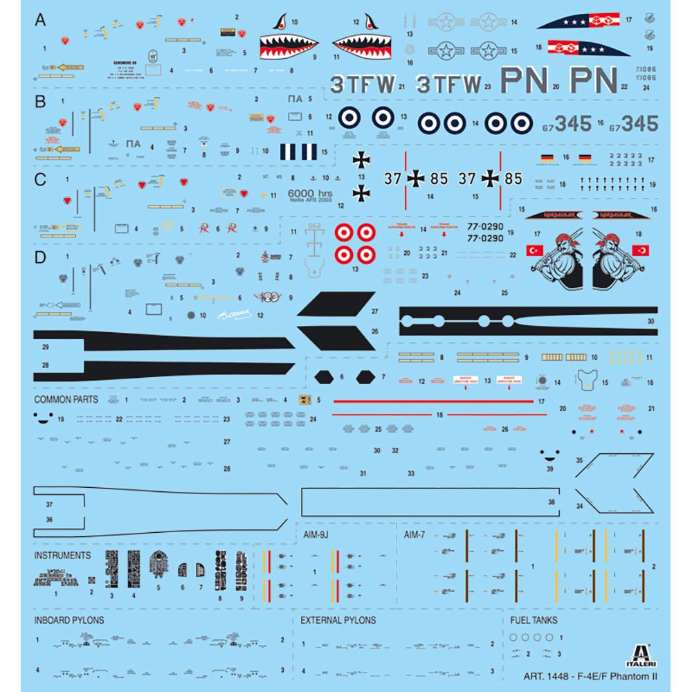 ITALERI 1/72 F-4E/F PHANTOM