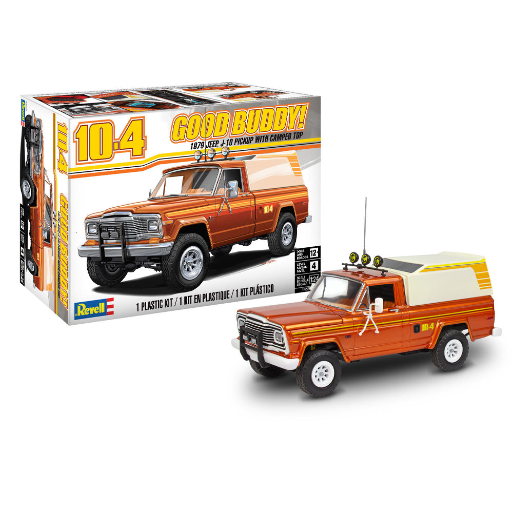 REVELL 1/24 JEEP J-10 PICKUP WITH CAMPER TOP