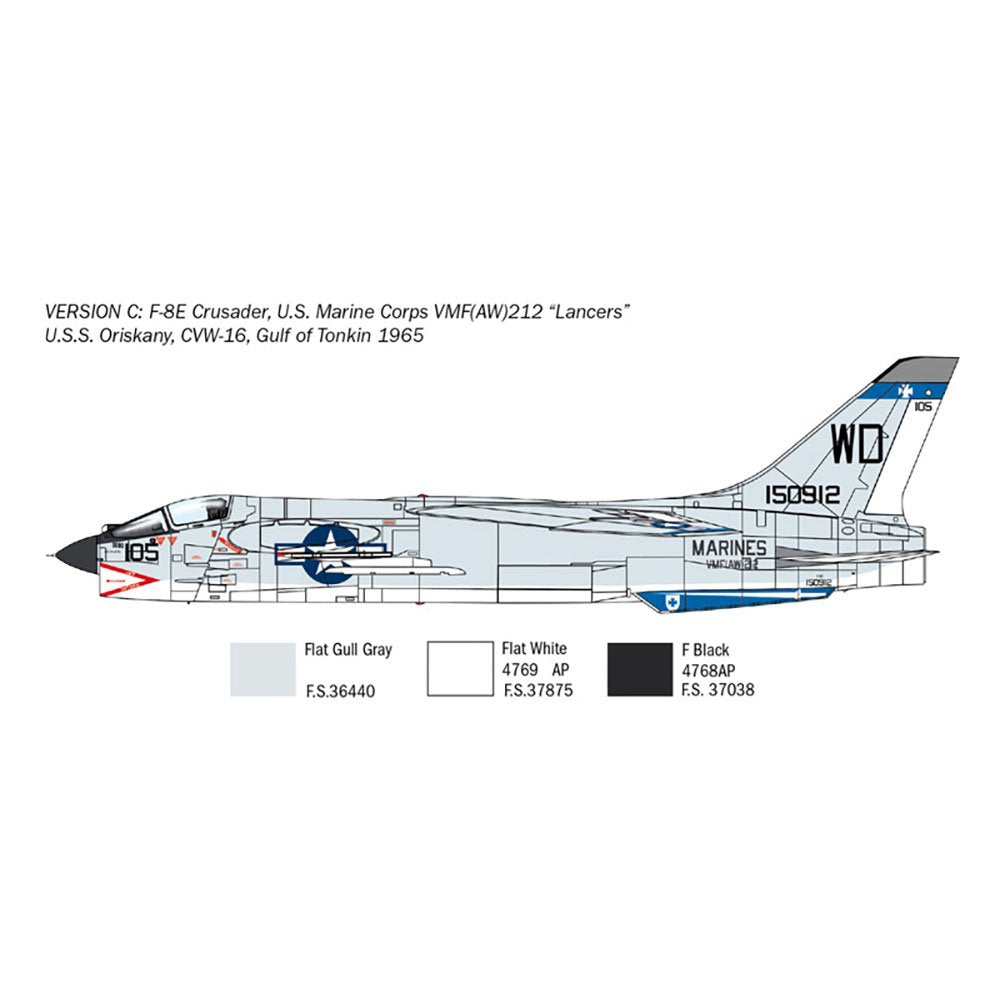 ITALERI 1/72 F-8E CRUSADER