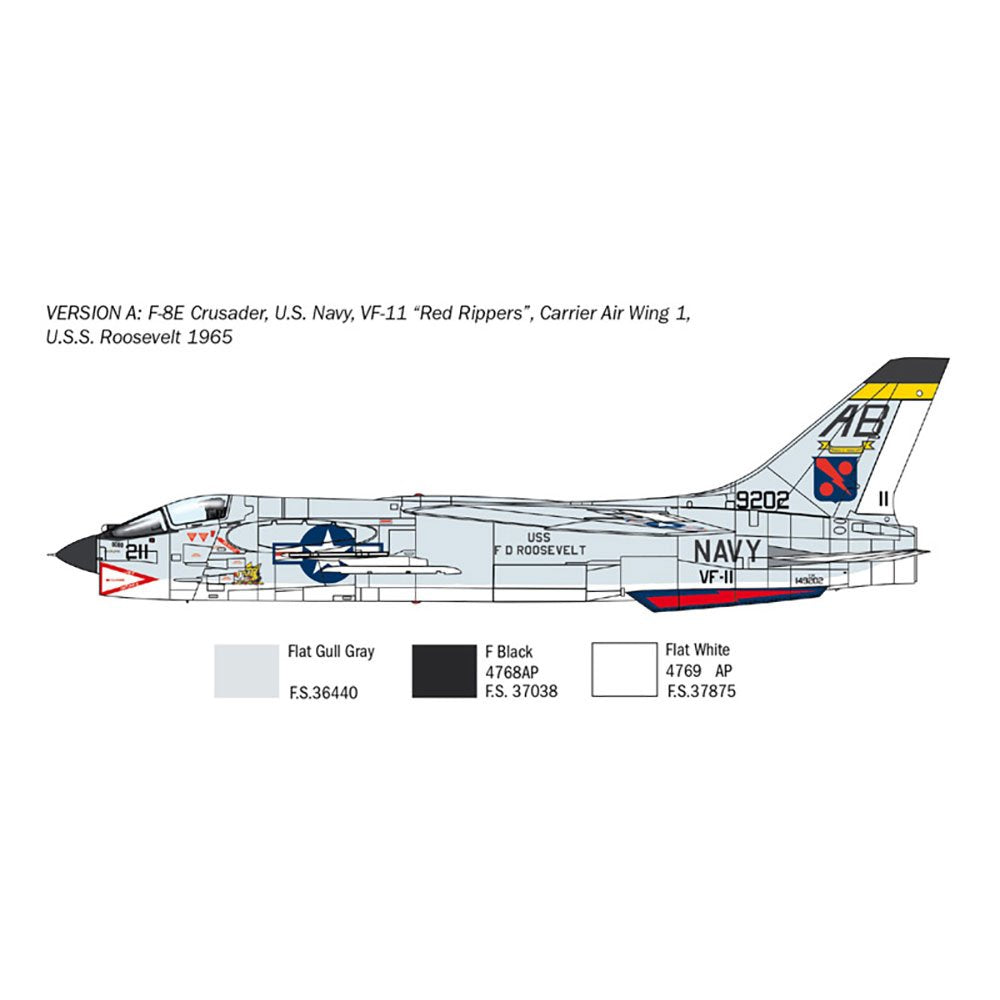ITALERI 1/72 F-8E CRUSADER