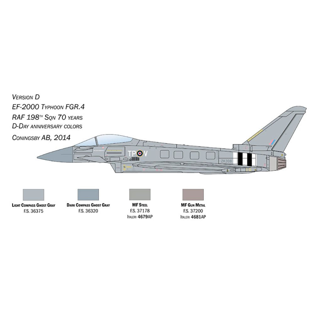 ITALERI 1/72 EF-2000 TYPHOON IN R.A.F. SERVICE
