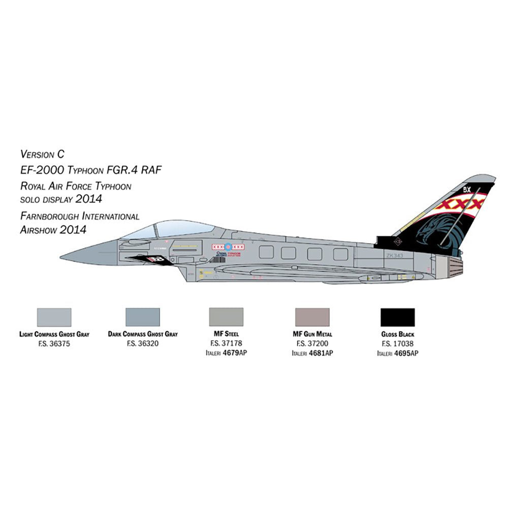 ITALERI 1/72 EF-2000 TYPHOON IN R.A.F. SERVICE