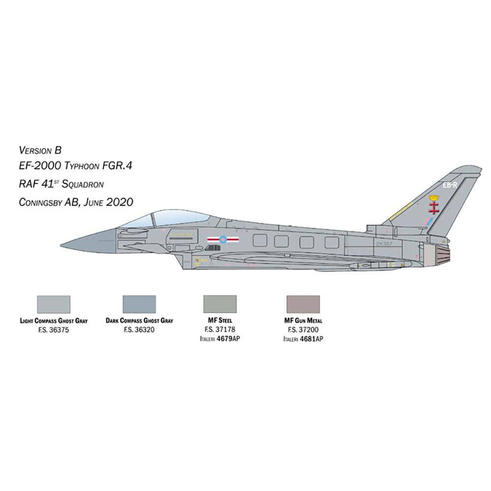 ITALERI 1/72 EF-2000 TYPHOON IN R.A.F. SERVICE